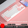 87-key mechanical keyboard with two-tone colour options and hot-plug switch capability