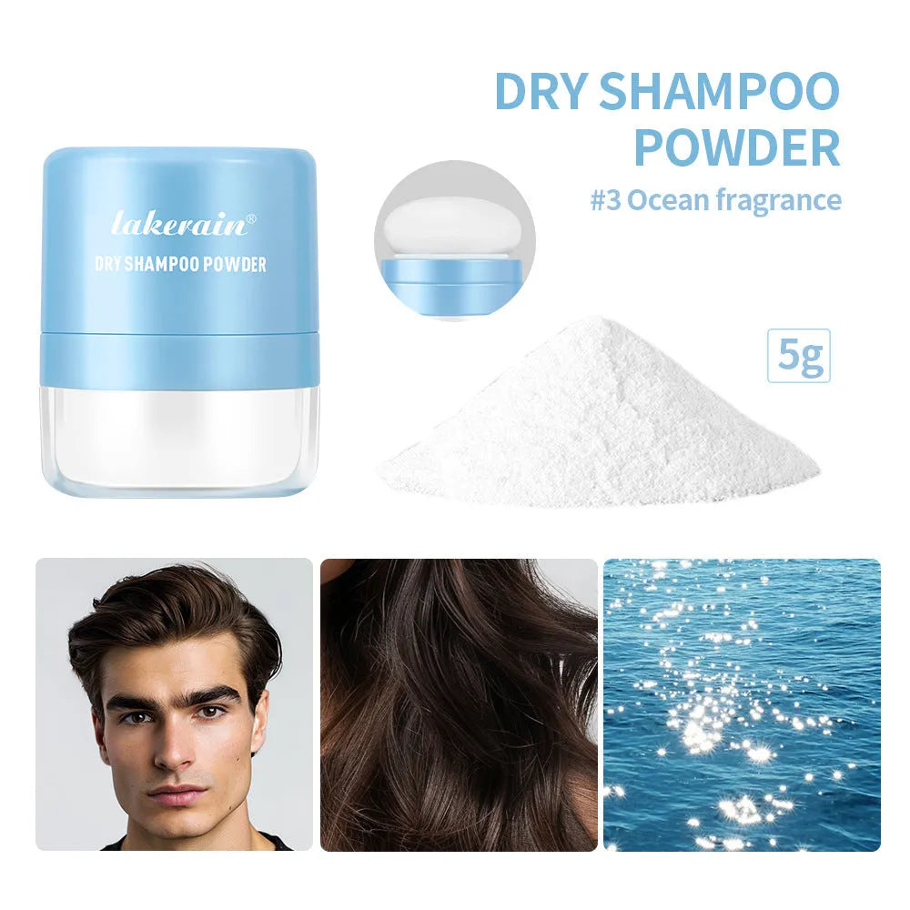 Disposable 5g hair dry cleaning booster powder sachet with mirror headband applicator