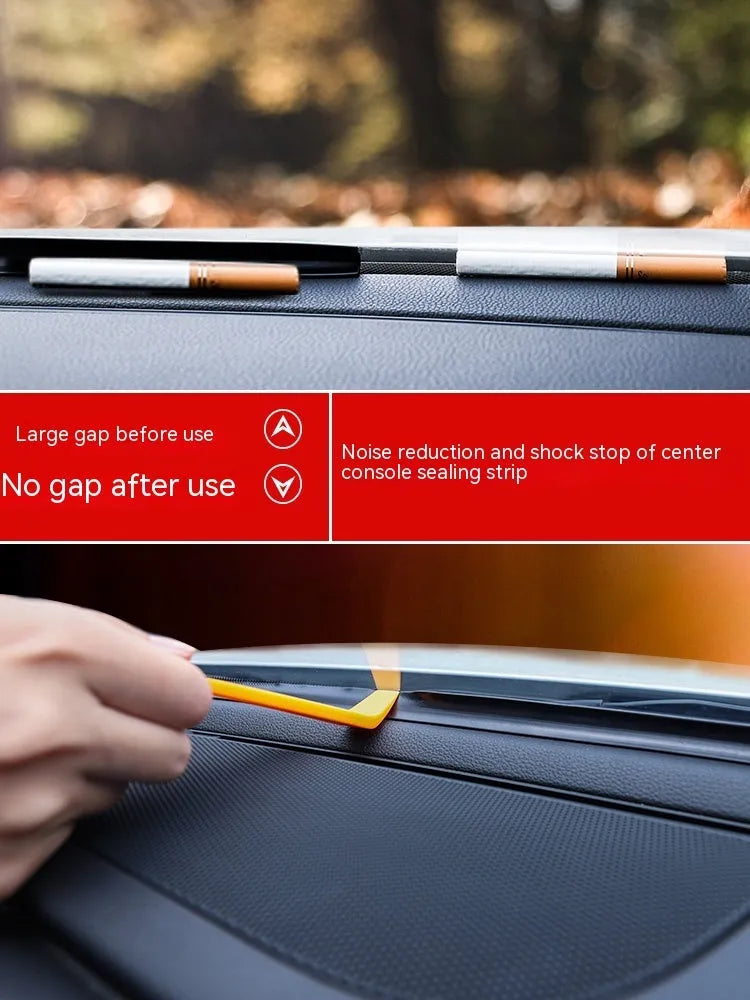 Outlander dashboard silicone sealing strip with six-card slots measuring 1.6 metres