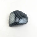 Carbon fibre pattern ABS plastic gear shift cover for Smart RunK3 manual transmission.