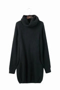 Women's V-neck pullover sweater with side pockets in imitation cashmere fabric
