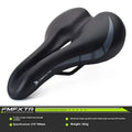 Bicycle seat cushion with hollow design measuring 270mm by 180mm in 3147 colour