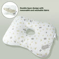 Beauty salon single hole ear pillow for adult facial treatments in 39x28x6cm size with detachable pillowcase