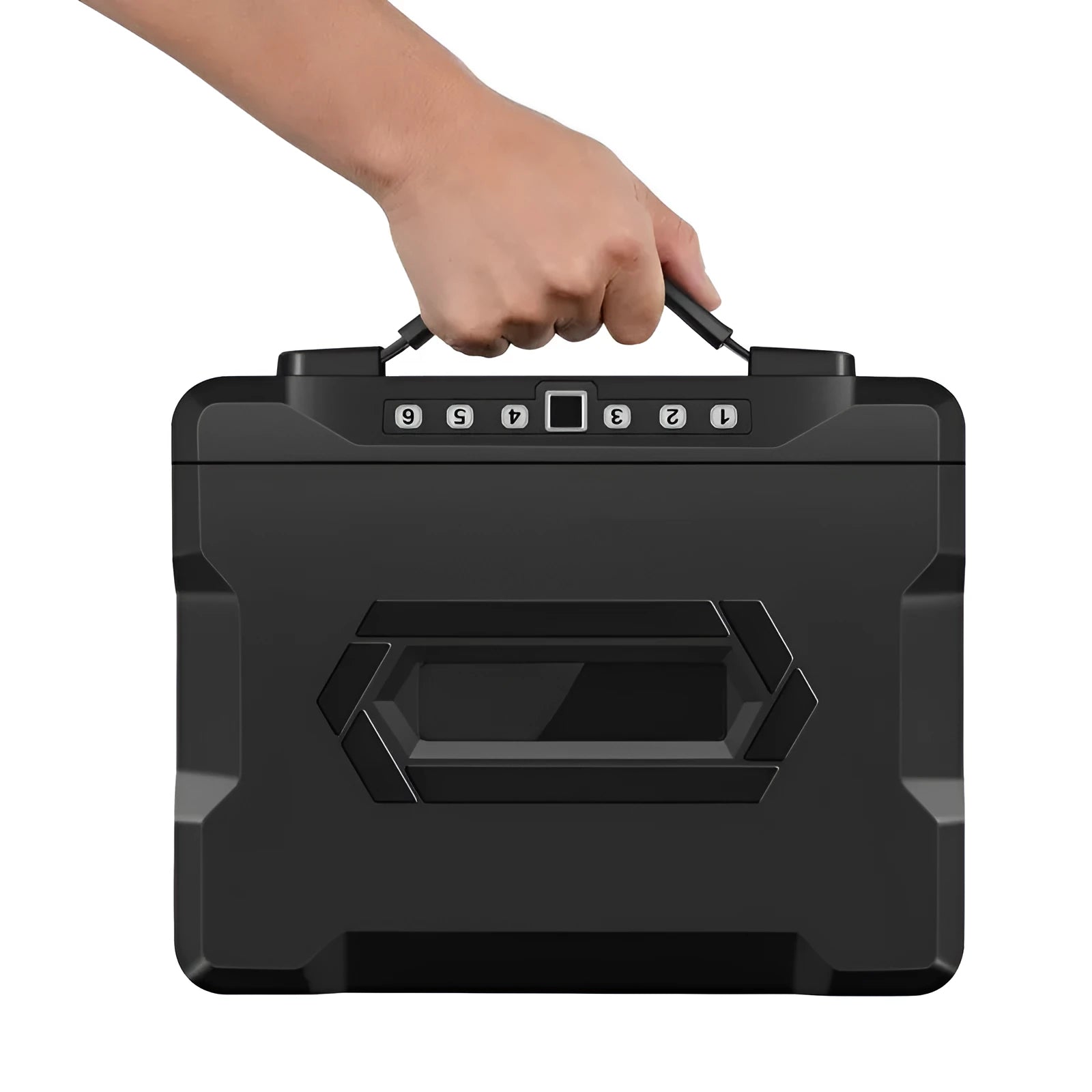 L12 Mechanical 6500G portable small password safe with combination lock and key