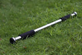 Steel adjustable pull-up bar extended for doorway installation