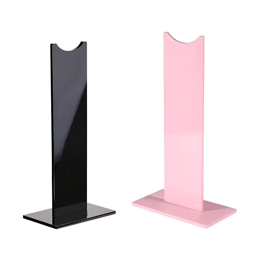 Detachable headphone stand with non-slip silicone base in black colour