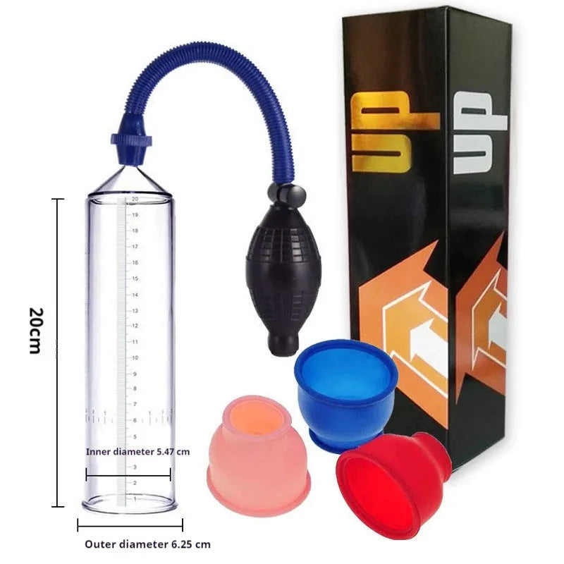 Silicone cover accessory for male exercise equipment with plastic valve exerciser component