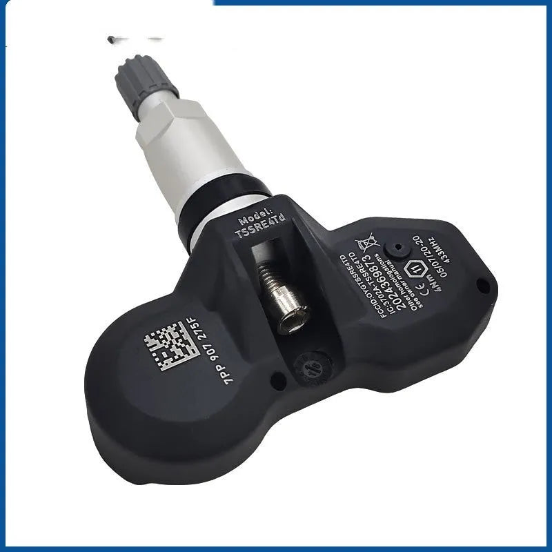 Black electronic tyre pressure monitor display unit for Audi vehicles