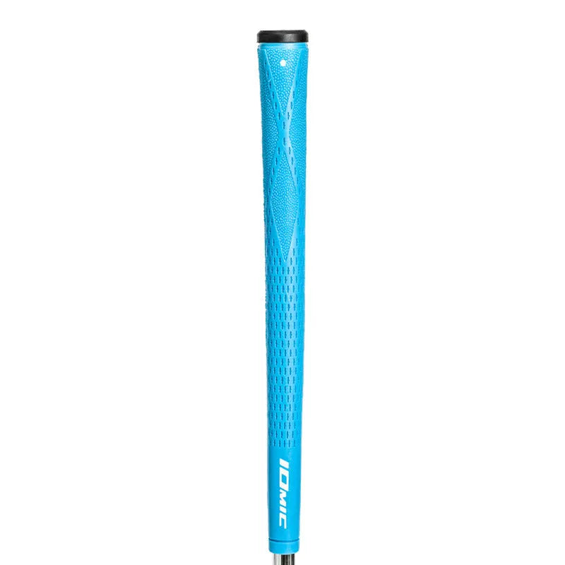 TPE material golf club grip in various colour options including pink, red, blue, white, and black.