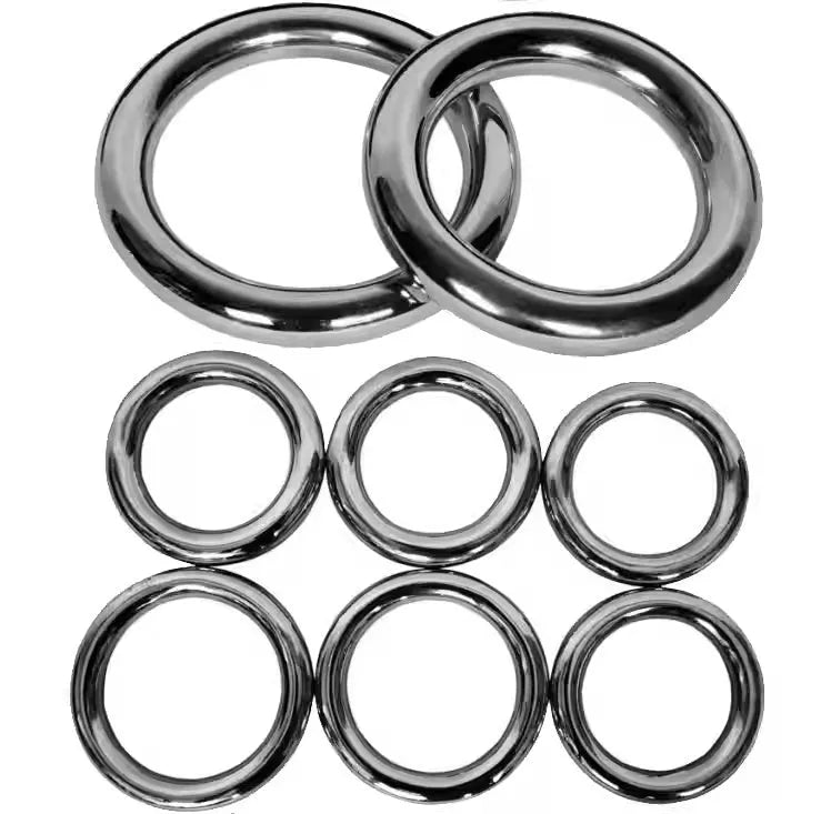 Iron Arm Skill Wing Chun carbon steel power training ring for martial arts grip strength.