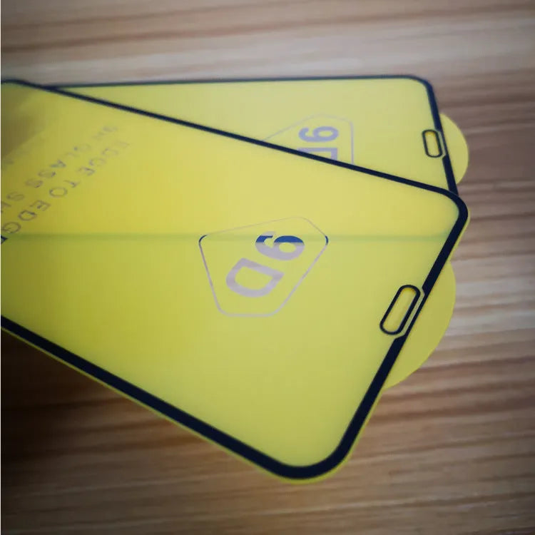Black tempered glass screen protector for Xiaomi 10 Lite, 11 Lite and 11T Pro smartphones
