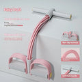 Purple household waist slimming belly trimmer pedal puller exercise device with TPR construction