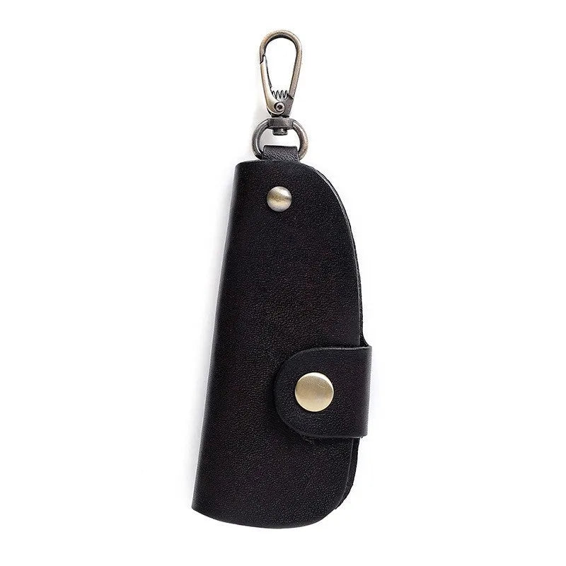 Genuine leather handmade car key storage case in four colour options