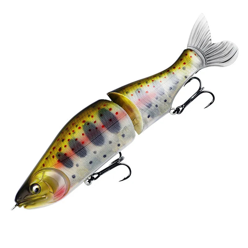 185mm plastic swimming fishing bait for bass available in multiple colours