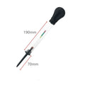 Electrohydraulic hydrometer battery tester with glass construction and 330 mm length