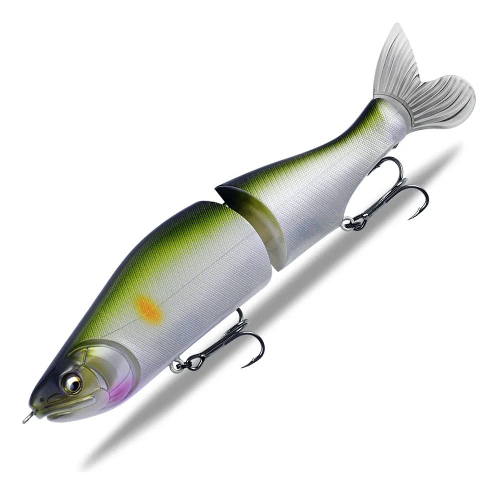 185mm plastic swimming fishing bait for bass available in multiple colours