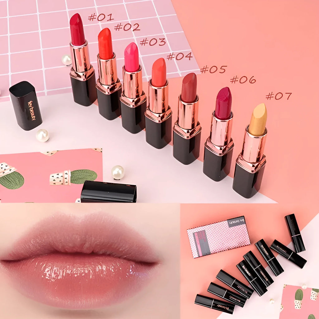 Fey Beauty moisturising lipstick in cameo brown shade, 3.8g bullet design