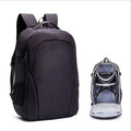 Black Oxford cloth UAV waterproof backpack with multiple compartments for drone and photography equipment