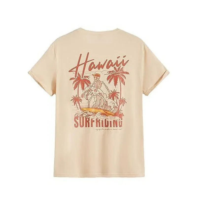 Men's digitally printed short-sleeved sports T-shirt in polyester flat mop cloth, showing graphic pattern detail