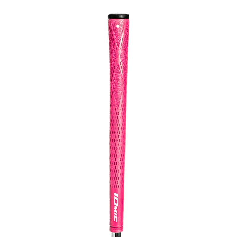 TPE material golf club grip in various colour options including pink, red, blue, white, and black.