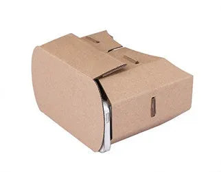 Carton virtual reality glasses for smartphones with 4 to 6 inch screens