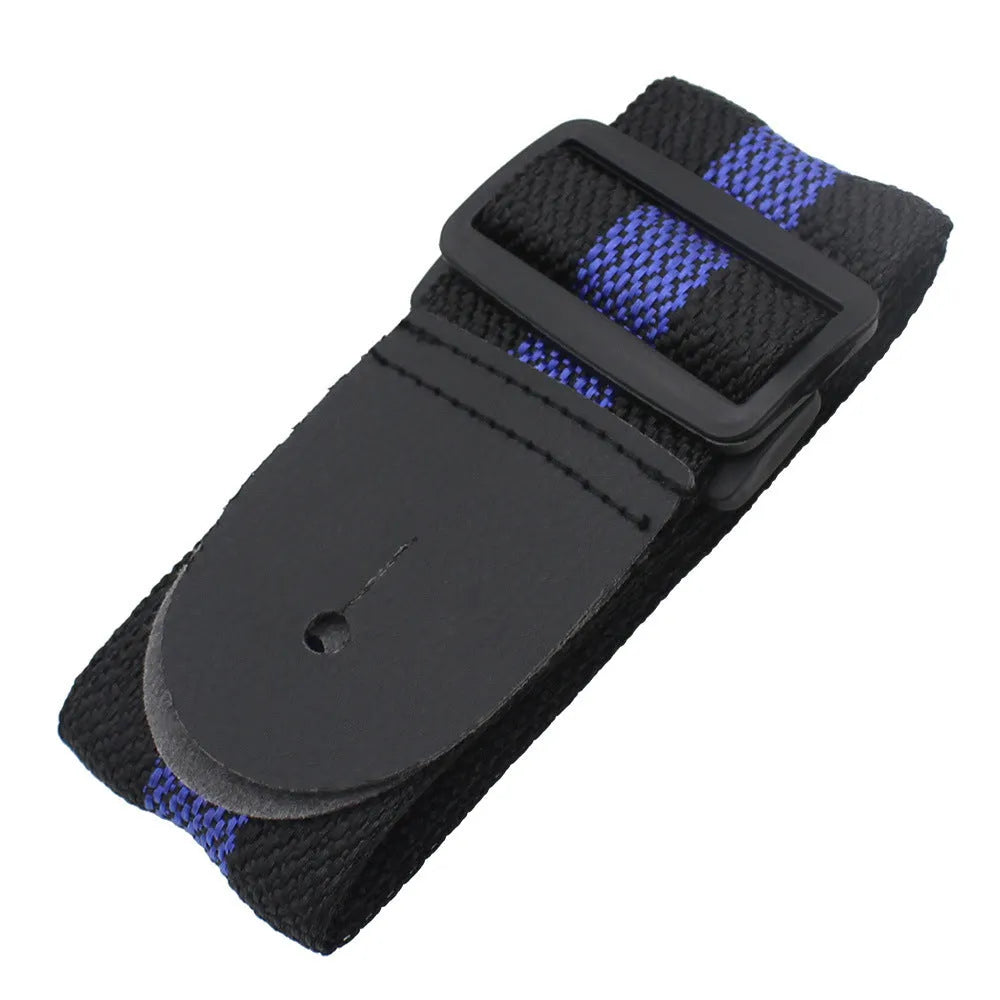 Woven crossbody instrument strap for guitars bass ukuleles in multiple colour options