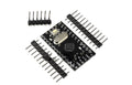 Mini Pro ATMEGA328P microcontroller circuit board with pin headers measuring 33.3mm by 18.0mm