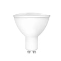 Smart RGBCCT GU10 spotlight with 5W LED, 50mm diameter, WiFi connectivity for voice control