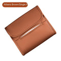 Leather car tissue box holder with elastic band mounting in five colour options