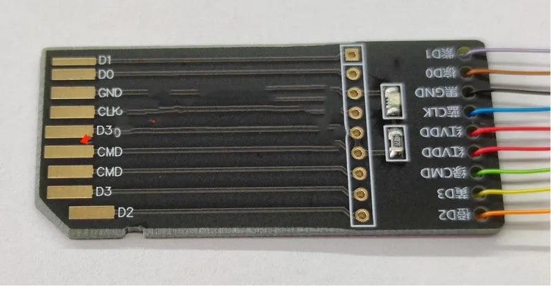 EMMC read and write diagnostic tool for car audio host repair on BMW Audi Mercedes Porsche