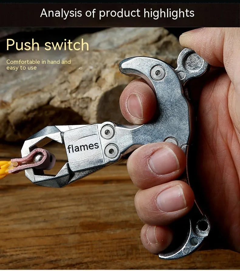 Zinc alloy archery release aid with a two-axis harpoon clip mechanism