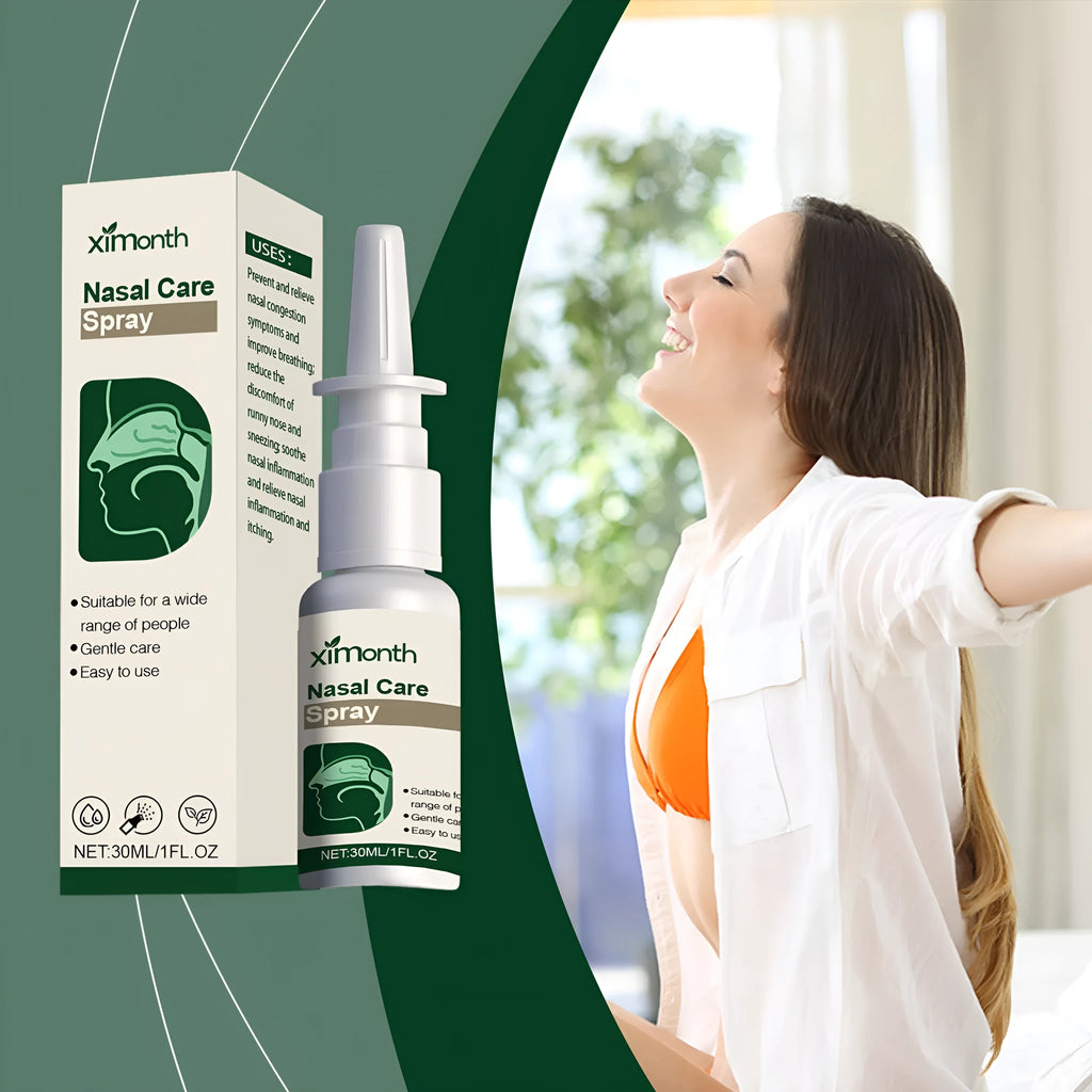 Xanthium plant extract nasal spray 30ml bottle for cleaning and moisturising nasal passages