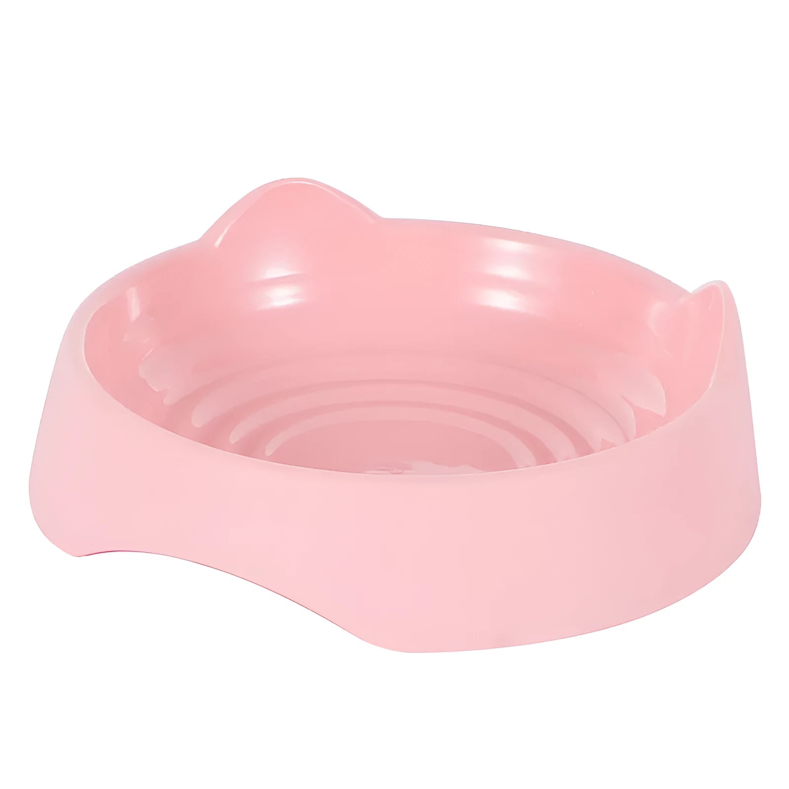Blue ceramic dog slow feeder bowl with a 4-cup puzzle maze design for small or large breeds