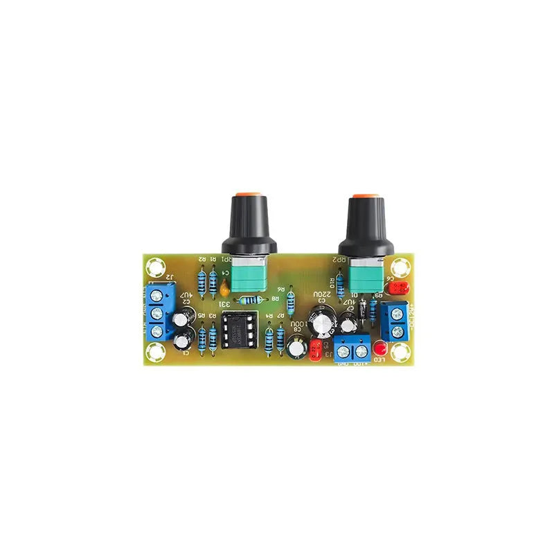 Single power supply 10-24V super dynamic bass boost front stage audio processing board
