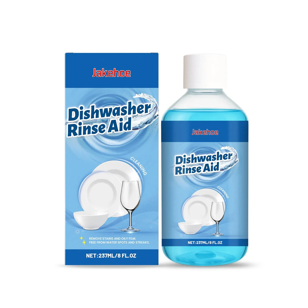 237ml dishwasher detergent aid bottle for oil stain removal measuring 5.8x12.8cm