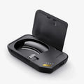 IPX4 sweatproof wireless earphones in black gold, black silver, box, and white gold colour options.