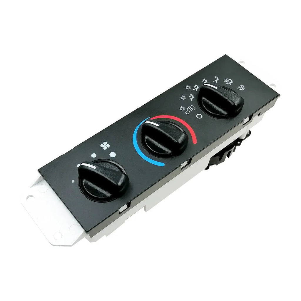Black Jeep Wrangler air conditioning control panel for 2005-2006 models with OE number 55056558AA