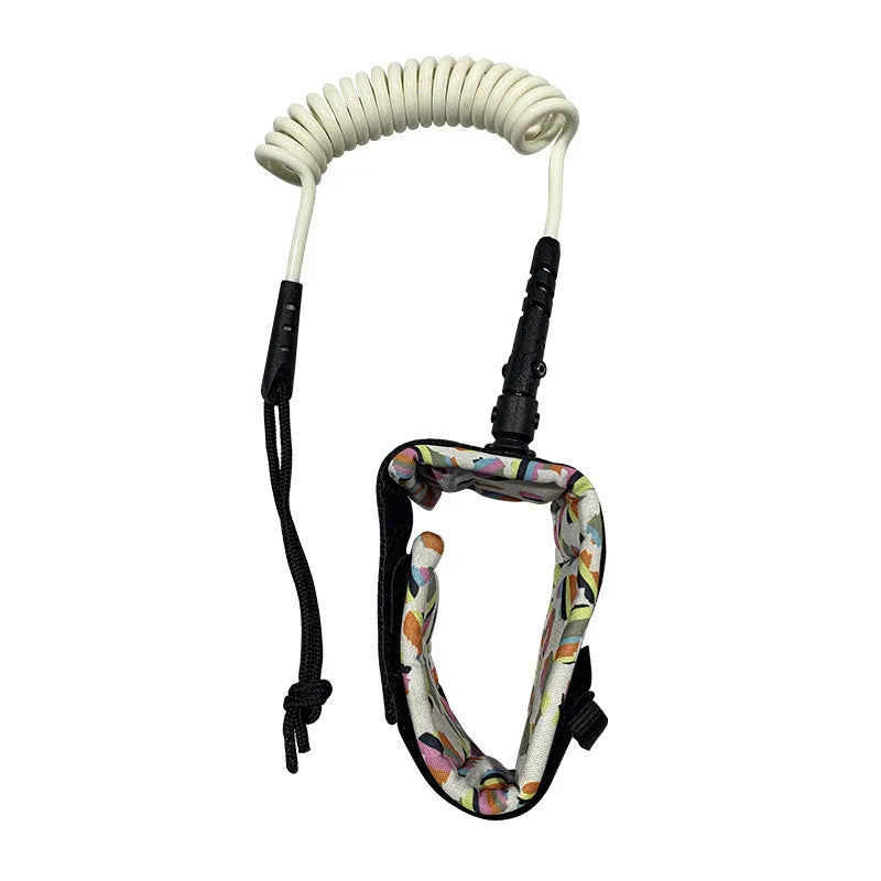Surfboard hand holding rope for secure board transport with high elasticity