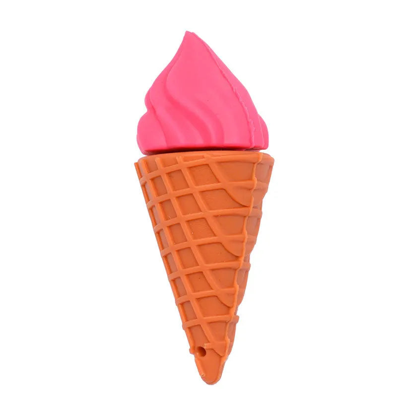 Ice cream design USB stick in lotus root pink colour with solid state storage technology