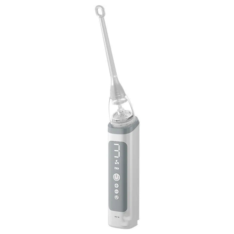 Milky white tonsillar extractor oral cleaning tool for dental stone removal
