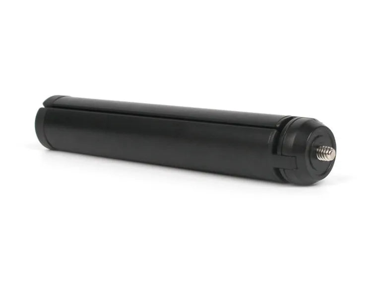 Black aluminium mobile phone tripod with PTZ head for iPhone compatibility
