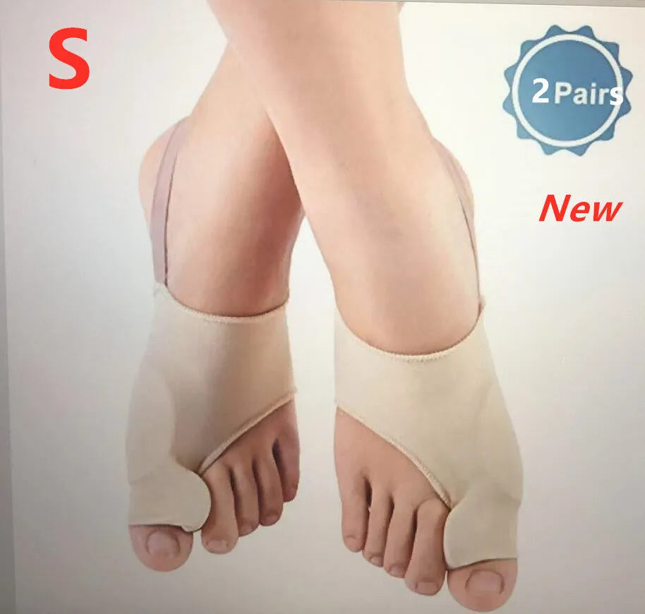 Corrective toe socks with silicone gel bunion pad in three sizes S M L