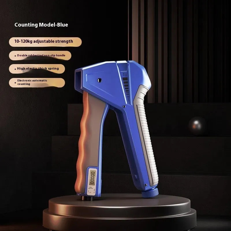 Adjustable hand gripper exercise equipment with mechanical counter in multiple colour options