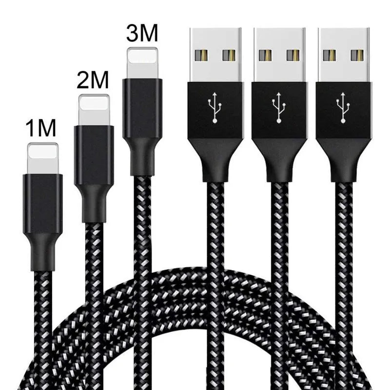 Braided Android fast charging cable in black and white colour with Micro USB connector