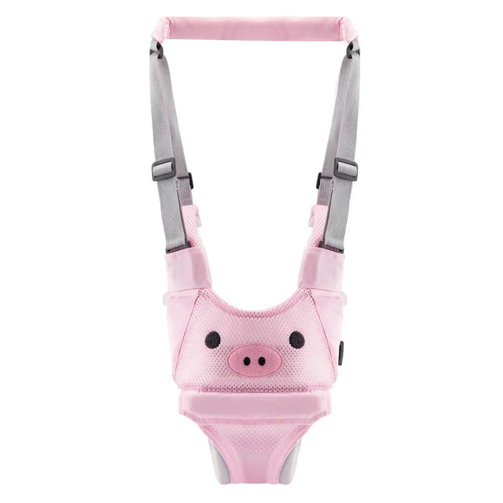 Cotton baby walking harness belt in multiple colour options including vest and stall protector styles