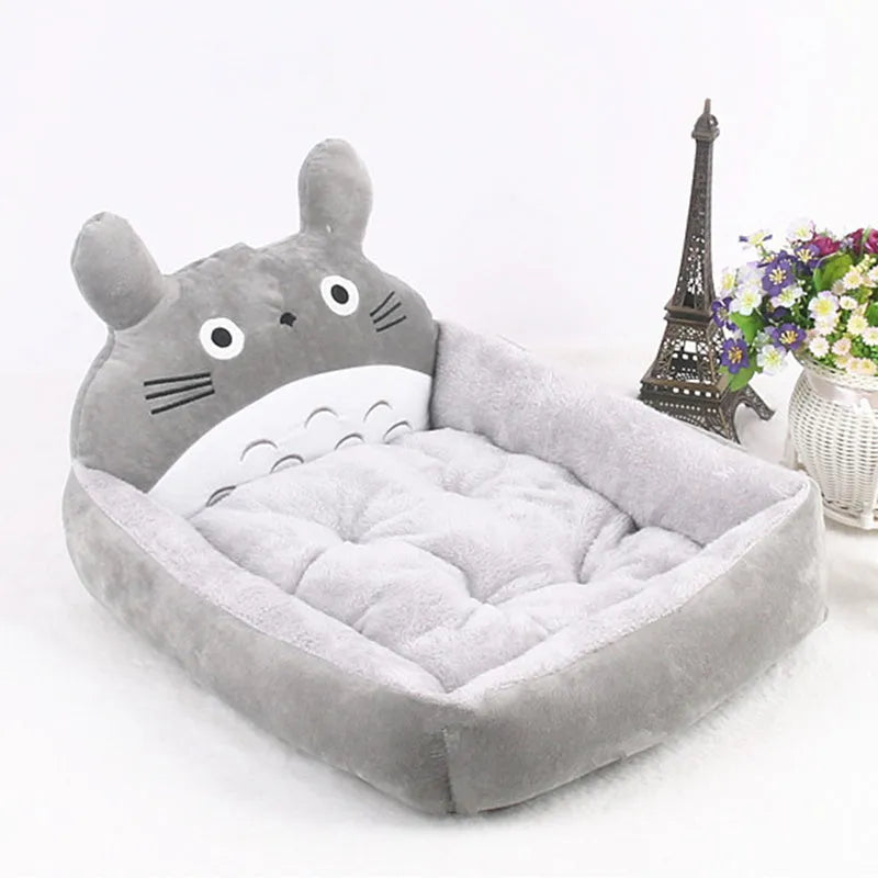 Cartoon-style washable pet bed sofa for small dogs and cats in a choice of colours.