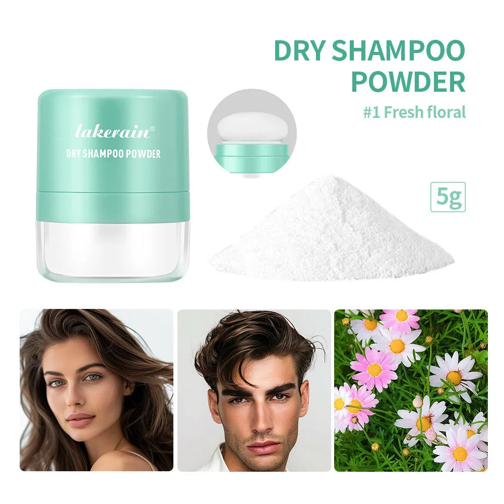 Disposable 5g hair dry cleaning booster powder sachet with mirror headband applicator