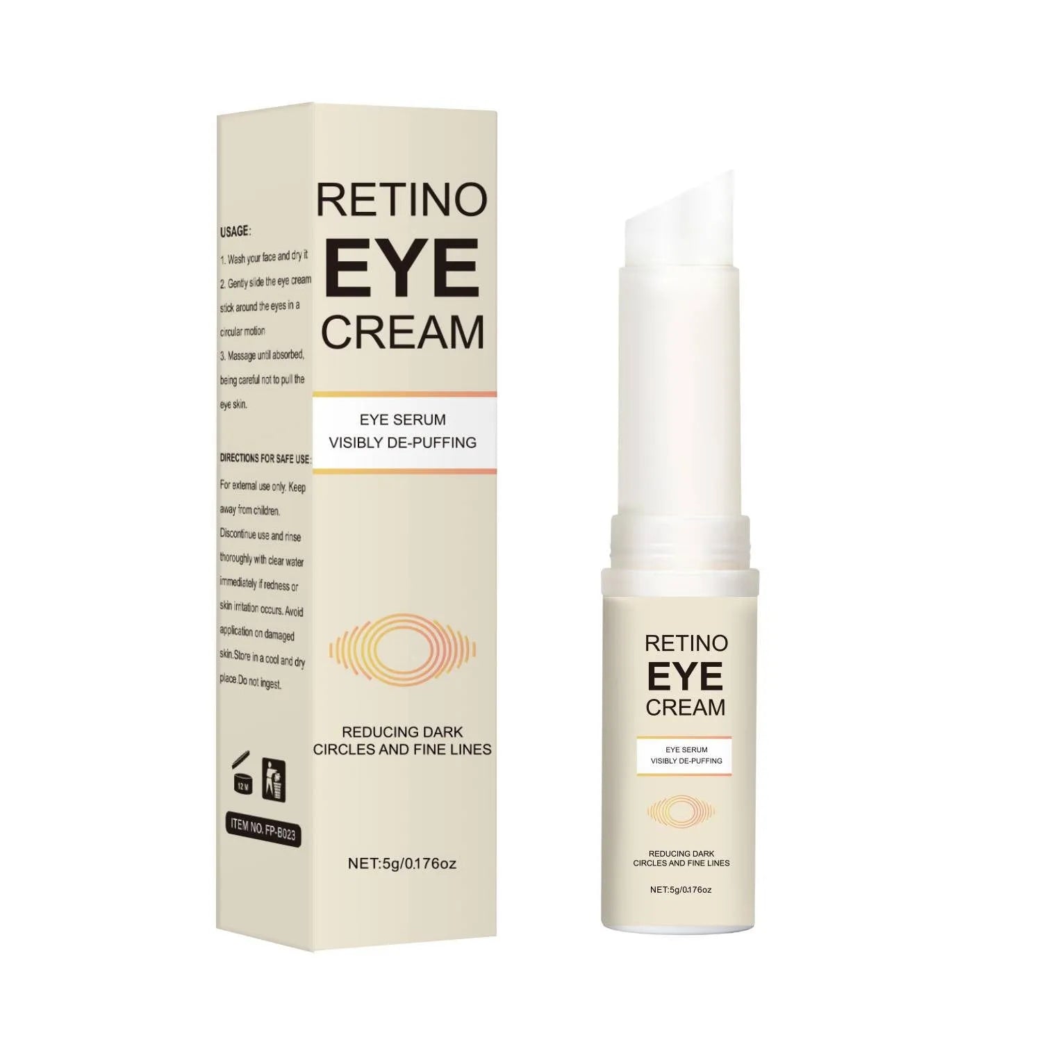 5g jar of universal skin type eye cream for dark circles and moisturising treatment