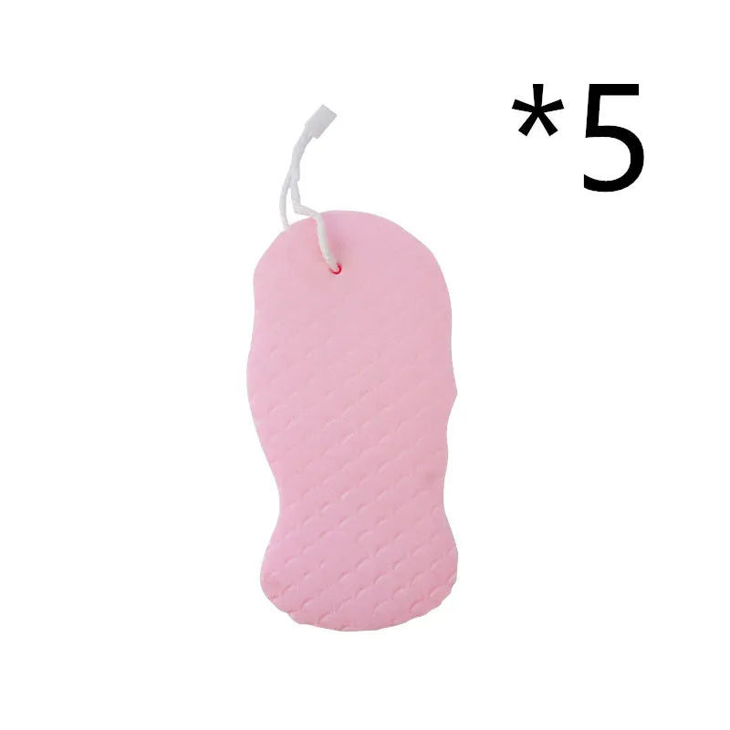 3D fish scale pattern bath sponge for body exfoliation in multiple colour options
