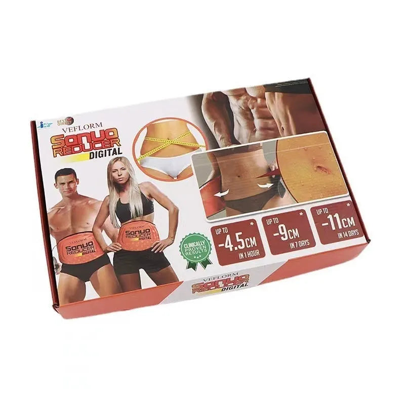 Hot compress waist support belt for yoga with sauna massage functionality